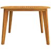 vidaXL Table de jardin 110x110x75 cm Bois d'acacia solide