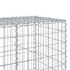 vidaXL Panier gabion avec couvercle 600x100x100 cm fer galvanis&eacute;