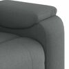vidaXL Fauteuil inclinable Gris fonc&eacute; Tissu