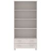 vidaXL Buffet HAMAR Bois massif de pin Blanc