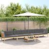 vidaXL Salon palette de jardin avec coussins 5pcs bois d'acacia massif