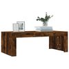 vidaXL Table basse ch&ecirc;ne fum&eacute; 102x50x36 cm bois d'ing&eacute;nierie