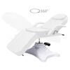 vidaXL Table de massage Blanc 180x62x(86,5-118) cm