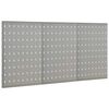 vidaXL Panneaux à chevilles muraux 3 pcs 40x58 cm Acier