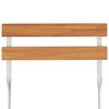 vidaXL Chaises de bistrot pliantes lot de 4 Bois d'acacia solide acier