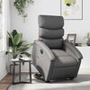 vidaXL Fauteuil inclinable &eacute;lectrique gris similicuir