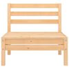 vidaXL Salon de jardin 3 pcs Bois de pin massif
