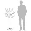 vidaXL Sapin de No&euml;l 120 LED blanches chaudes cerisier en fleurs 150cm