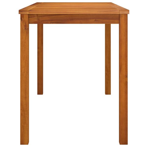 vidaXL Table de jardin 110x55x67 cm Bois d'acacia solide