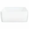 vidaXL Lavabo blanc 48x37x13 cm c&eacute;ramique rectangle