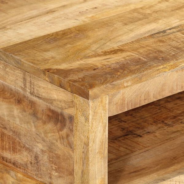 vidaXL Table basse 80x55x30 cm bois de manguier massif