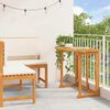 vidaXL Ensemble de banc de jardin 2 pcs Marron Bois d'Acacia Massif