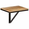 vidaXL Étagère murale 40x30x32 cm bois massif de manguier et fer