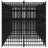 vidaXL Chenil d'ext&eacute;rieur pour chiens Acier 12,9 m&sup2;