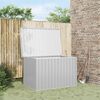 vidaXL Bo&icirc;te de rangement de jardin Gris 149x99x93 cm