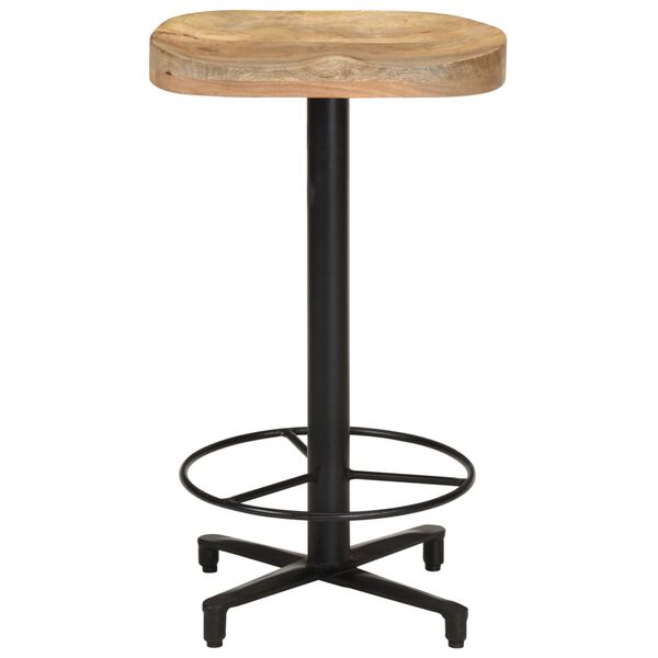 vidaXL Tabourets de bar lot de 2 66 cm bois de manguier massif