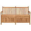 vidaXL Banc de Rangement de Jardin Marron 150 x 60 x 90 cm