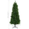 vidaXL Arbre de No&euml;l artificiel pr&eacute;-&eacute;clair&eacute; et boules 240 cm vert