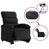 vidaXL Fauteuil inclinable électrique noir similicuir