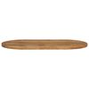 vidaXL Dessus de table 110x40x3,8 cm ovale bois massif de manguier