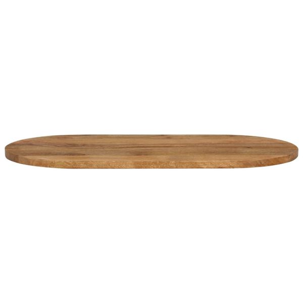 vidaXL Dessus de table 110x40x3,8 cm ovale bois massif de manguier
