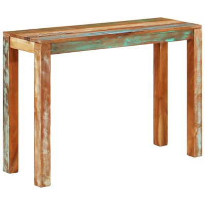 vidaXL Table console 110x35x76 cm Bois de récupération massif