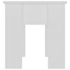 vidaXL Table basse blanc 101x49x52 cm bois d'ing&eacute;nierie