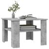 vidaXL Table basse Gris b&eacute;ton 60x60x42 cm Bois d&rsquo;ing&eacute;nierie