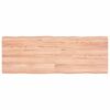 vidaXL Dessus de table bois massif trait&eacute; bordure assortie