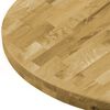 vidaXL Dessus de table Bois de chêne massif Rond 44 mm 400 mm