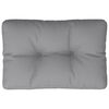 vidaXL Coussin de palette gris 60x40x12 cm tissu