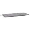 vidaXL Coussins de banc jardin lot de 2 gris 120x50x7 cm tissu Oxford