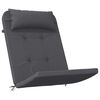 vidaXL Coussins de chaise adirondack lot de 2 anthracite tissu oxford