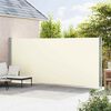 vidaXL Auvent lat&eacute;ral r&eacute;tractable de patio 200x600 cm Cr&egrave;me