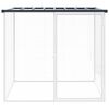 vidaXL Poulailler avec toit anthracite 103x98x90 cm acier galvanisé
