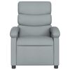 vidaXL Fauteuil inclinable Gris clair Tissu