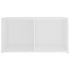 vidaXL Meuble TV blanc 72x35x36,5 cm bois d&rsquo;ing&eacute;nierie
