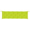 vidaXL Coussin de banc de jardin vert brillant 180x50x7cm tissu oxford