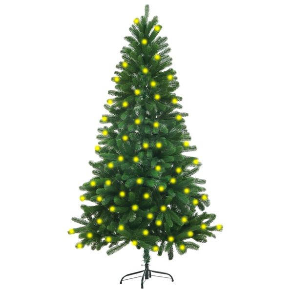 vidaXL Arbre de No&euml;l artificiel pr&eacute;-&eacute;clair&eacute; 150 cm vert