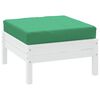 vidaXL Coussin de palette vert tissu oxford