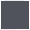 vidaXL Jardini&egrave;re anthracite 62x47x46 cm acier