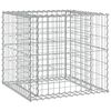 vidaXL Banc de jardin avec panier en gabion bois massif de douglas