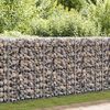 vidaXL Mur en gabion avec couvercles Acier galvanisé 100x60x100 cm