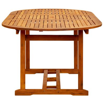 vidaXL Table de jardin 200x100x75 cm Bois d'acacia massif