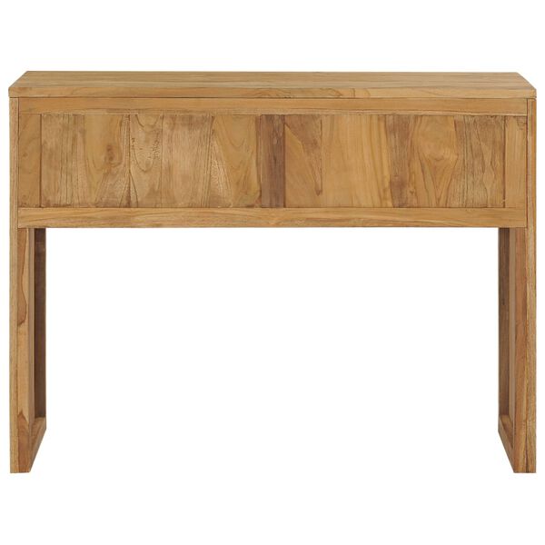 vidaXL Table console 100x35x75 cm Bois de teck massif