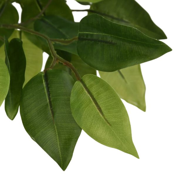 vidaXL Ficus artificiel 378 feuilles 80 cm vert