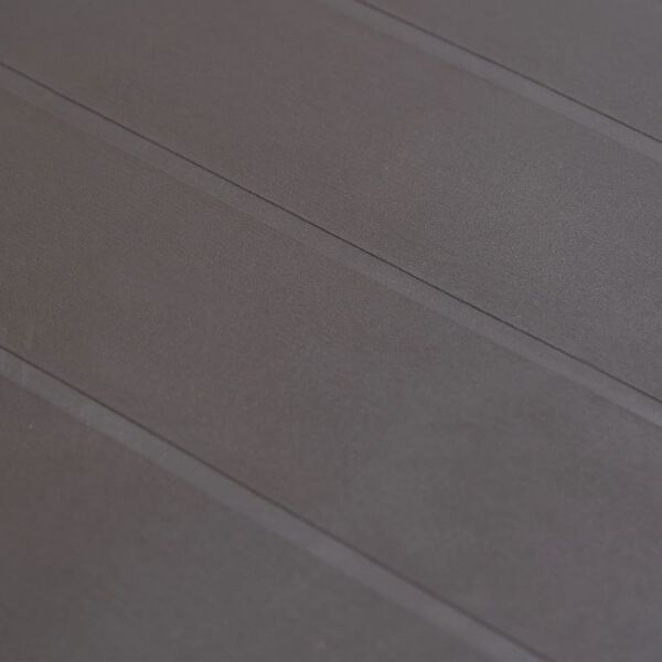 vidaXL Table de jardin Marron 220x90x72 cm Plastique Aspect de rotin