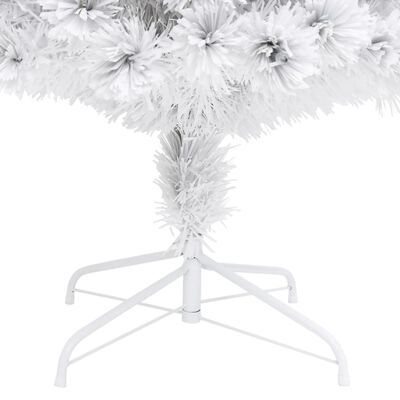 vidaXL Sapin de Noël artificiel avec LED blanc 120 cm fibre optique