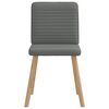 vidaXL Chaises à manger lot de 4 gris foncé tissu