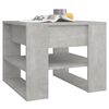 vidaXL Table basse gris b&eacute;ton 55,5x55x45 cm bois d'ing&eacute;nierie